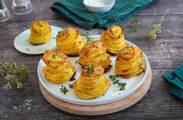 Millefeuilles de pommes de terre croustillantes au parmesan - Photo par Silvia Santucci