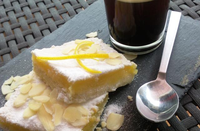 Carrés au citron au beurre salé - Belliot