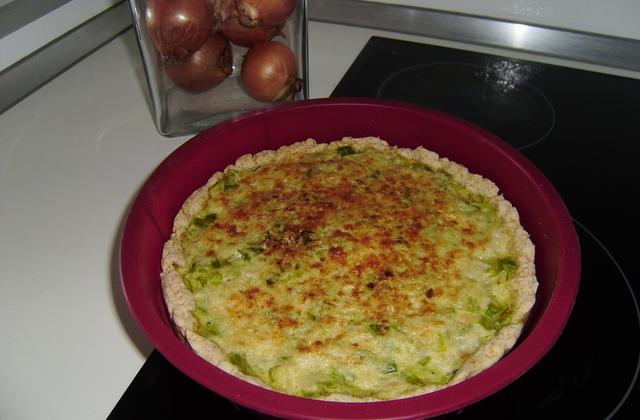 Tarte aux poireaux au micro-ondes - Photo par Cempaka