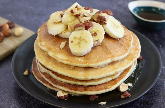 Pancakes au sirop d'érable, bananes et noisettes - 750g