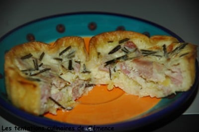 Tartelette courgette, saumon et chèvre - Photo par hayatc