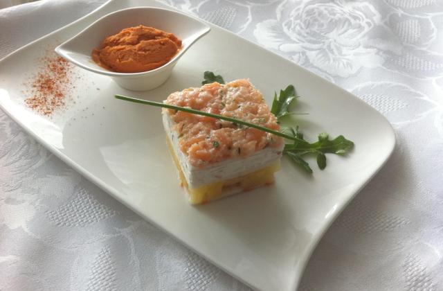 Le mille-feuille Coraya exotique - Photo par Coraya