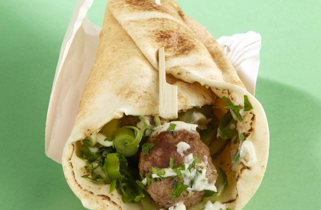 Wrap Boulettes - Photo par Amora