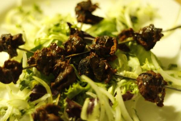 Brochettes d'escargots tandoori - Photo par bombay-bruxelles