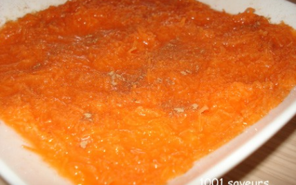 Salade de carottes rapées à l'orange - nicolegm