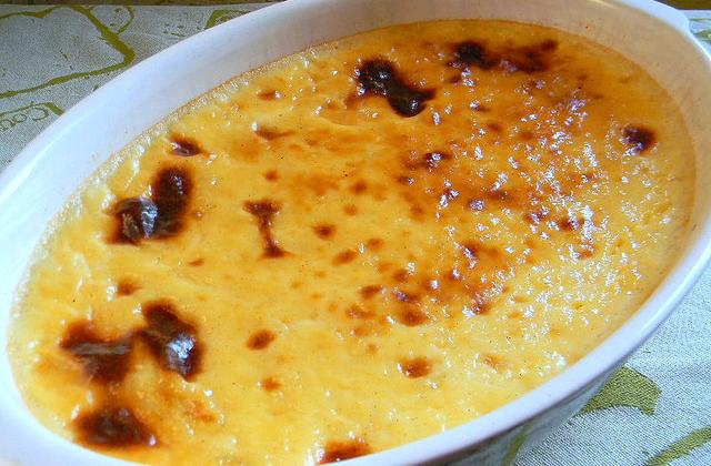 Crème aux oeufs (d'oie) - Photo par La soupe à la citrouille