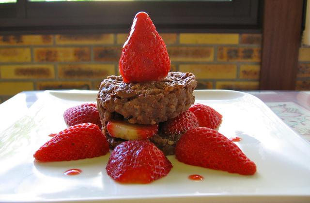 Risotto menthe-chocolat en habit de fraises - Photo par Capipiou