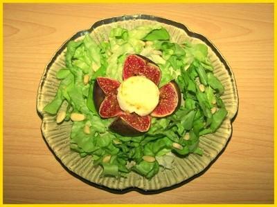 Figues rôties au chèvre frais - Photo par Titeratatouille