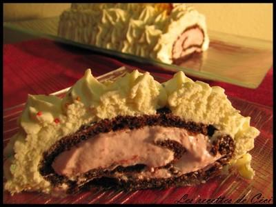 Ma bûche de Noël toute en mousse - Photo par batais