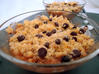 Crumble aux fruits et au chocolat - Photo par fimere2