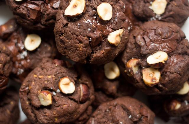 Cookies chocolat-noisette sans beurre (à la courgette) - Photo par 750g