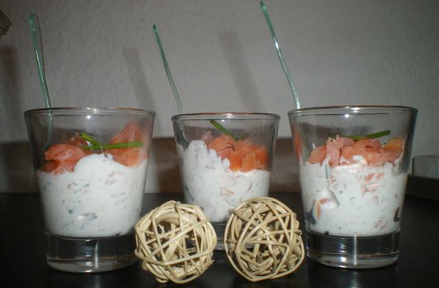 Verrines " salmona e ricotta " - Photo par jdkale