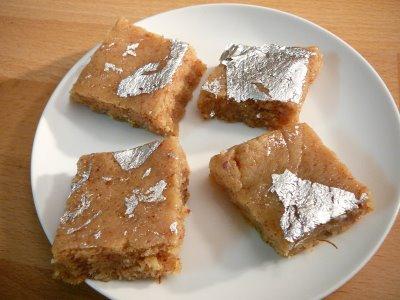 Badam Burfi - Losanges d'amandes - Photo par bombay-bruxelles