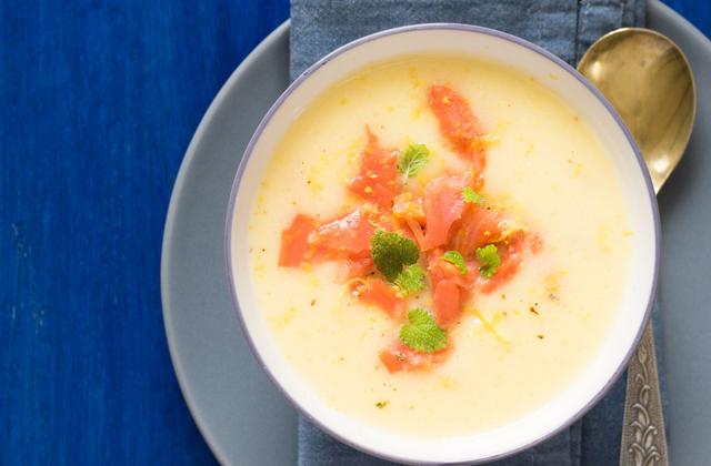 Velouté au saumon fumé - Photo par 750g