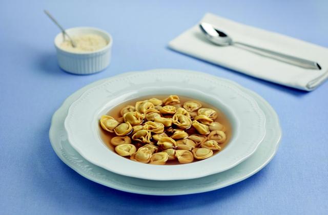 Soupe de Fagottini aux poireaux et lard - Photo par Barilla