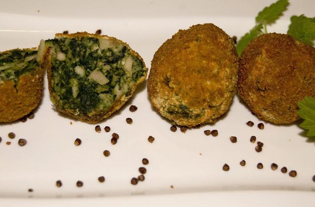 Boulettes de ris de veau aux orties - Photo par mamikele