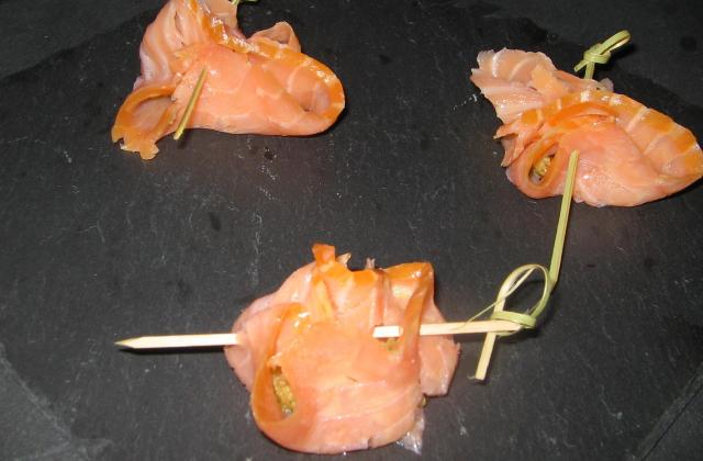Risotto sauce à l'aneth en aumônière de saumon fumé - La Petite Mu