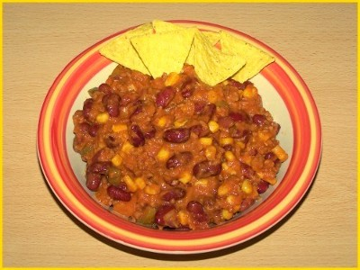 Chili con carne : un plat unanimement apprécié - Photo par biscottine