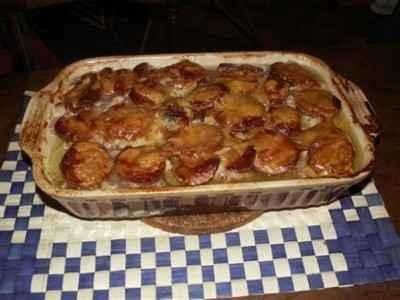 Gratin à la saucisse de Morteau - Photo par kithy5