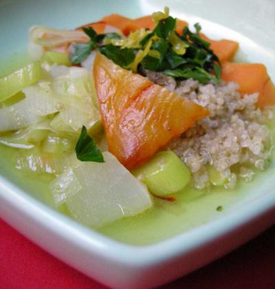 Soupe argentine au quinoa - Lilibox