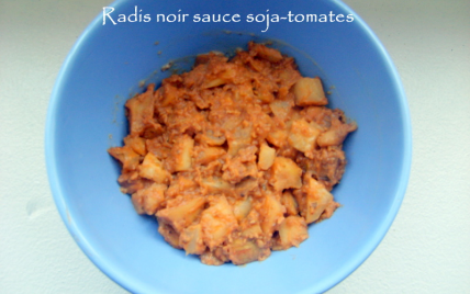 Radis noir sauce soja-tomates - Photo par adelinaK
