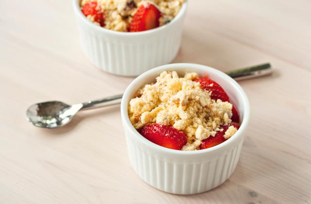 Crumble aux fraises - Photo par maryseWU