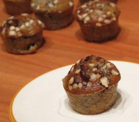 Muffins violet et blanc de lili - Lili