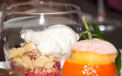Crumble glacé - Photo par FlashGourmand