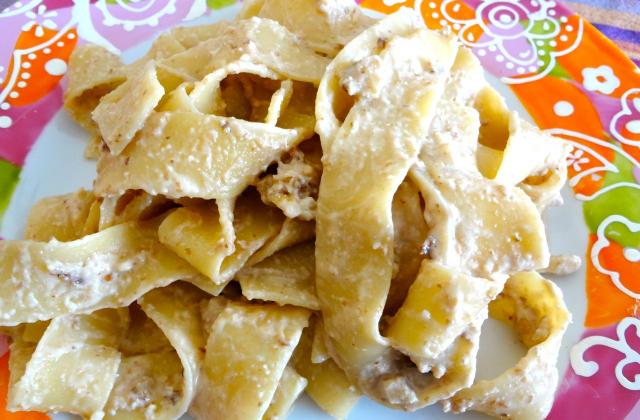 Pasta aux noix et à la ricotta - Photo par jpdojp