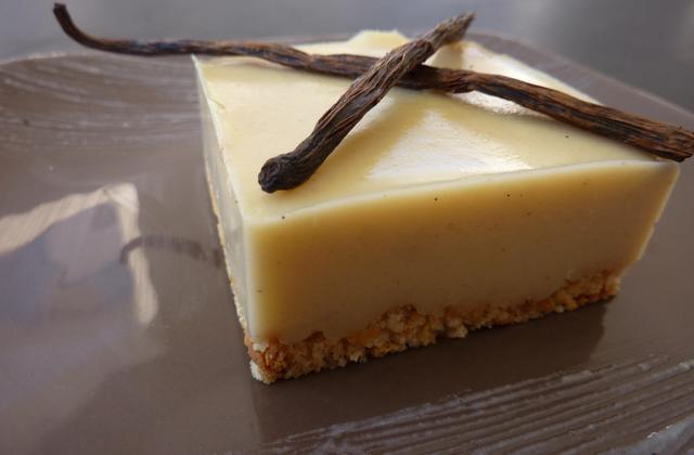 Duo de vanille et petits-beurre salés, cœur fondant de Nocciolata - Photo par beltran