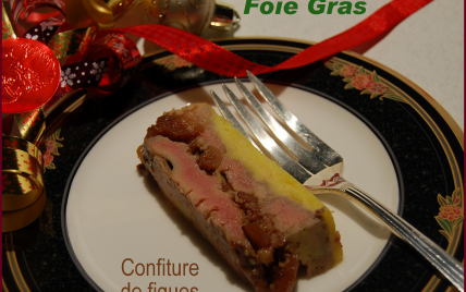 Foie gras en terrine et confiture de figues sèches - Photo par Miss Diane