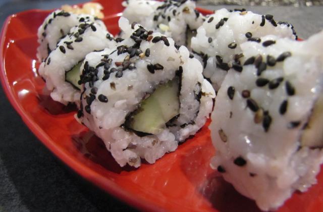 Makis california rolls au concombre - Photo par Evacuisine