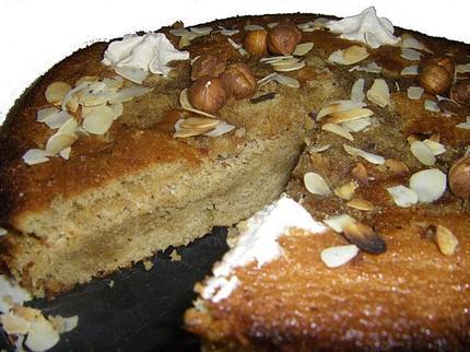 Gâteau café noisettes - amandiine13