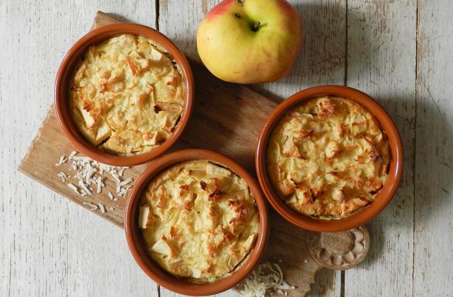 Clafoutis individuels pomme noix de coco - Photo par Babeth De Lille