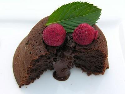 Moelleux coulant au chocolat noir corsé - Photo par latabledepenelope