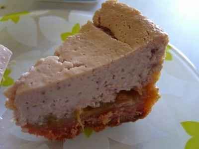 Cheese cake rose rhubarbe fraise - 750g