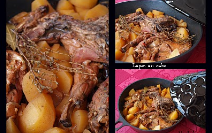 Tajine de lapin au cidre et pruneaux - Photo par mimilafee