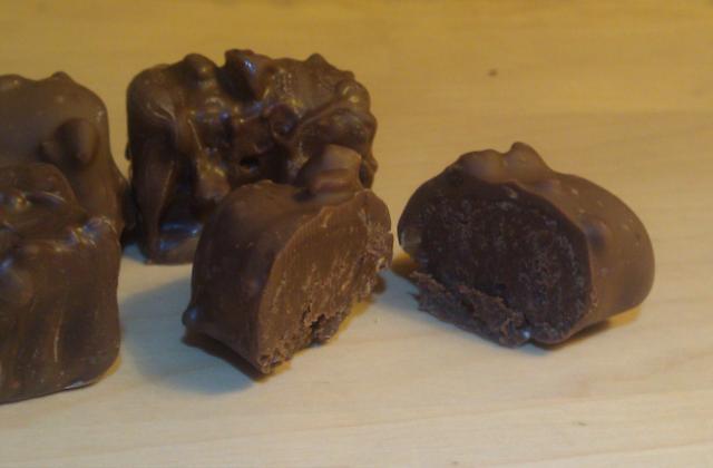 Rochers pralinés au chocolat - Photo par j boutin