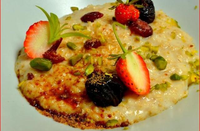 Porridge aux flocons d'avoine - Photo par Chef Damien