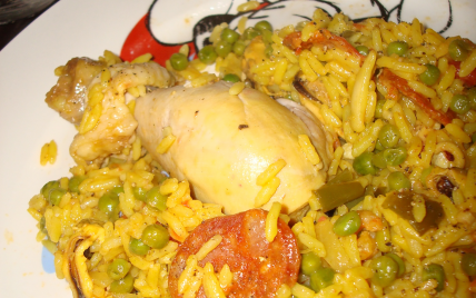 La paella traditionnelle - Photo par michelh7