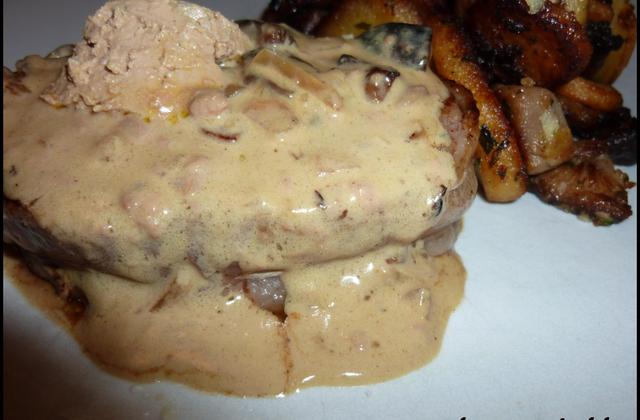 Sauce champignon foie gras arome truffe - Photo par passionnementcuisine