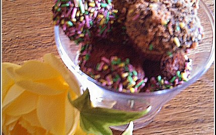 Petits muffins aux chocolat enrobés - Photo par pumpkins