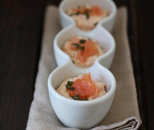 Mousse de saumon fumé à la moutarde - Photo par Amora