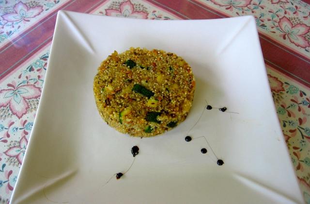Quinoa aux courgettes et petites graines, façon risotto - Photo par Capipiou