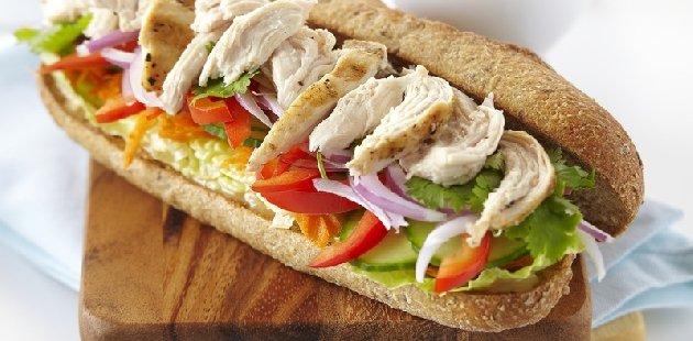 recette sandwich au poulet grille 750g