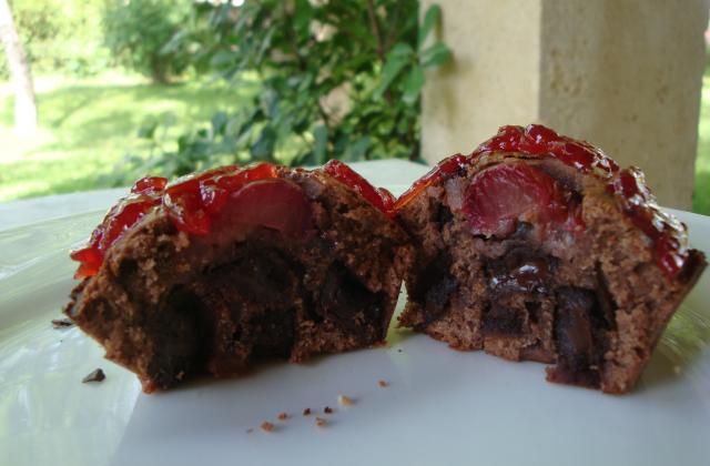 Muffins chocolat cerise - coco13C