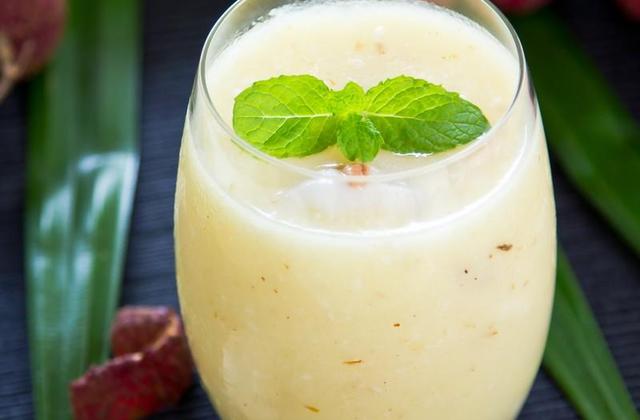 Smoothie Lychees Coco Banane - Photo par St Mamet
