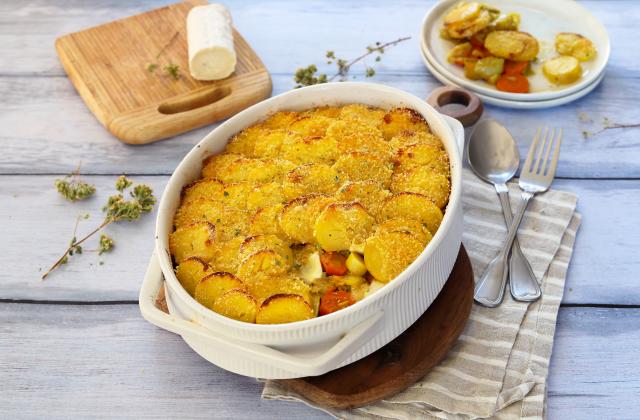 Gratin aux pommes de terre, poireaux et carottes - Silvia Santucci