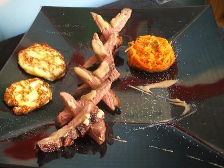 Magret de canard sauce porto et galettes de pommes de terre au laguiole ! Pour 4 - Photo par Recette de Benzo