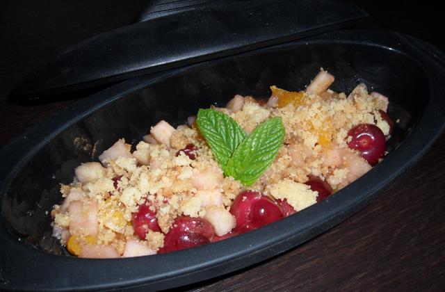 Papillote de fruits cannelle au crumble - severi0Y